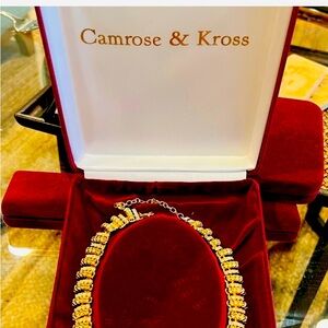 CAMROSE & KROSS “JBK” Gold & Diamond Necklace